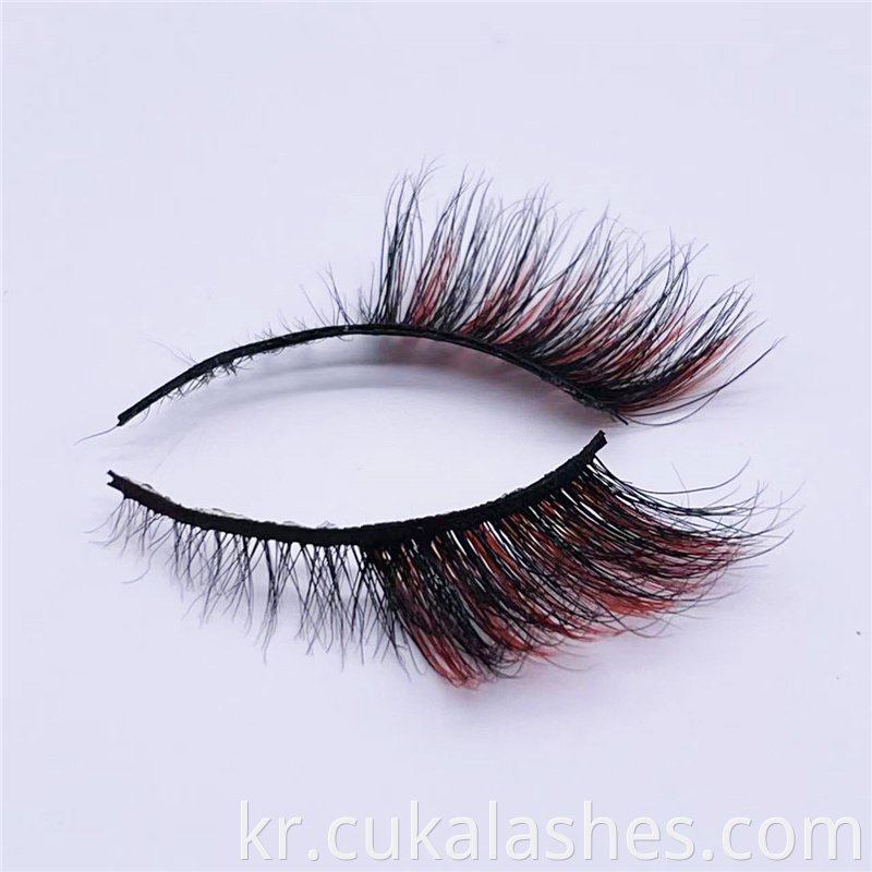Red Cat Eye Mink Lashes